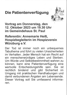Patientenverfügung